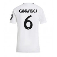 Real Madrid Eduardo Camavinga #6 Domáci Ženy futbalový dres 2024-25 Krátky Rukáv